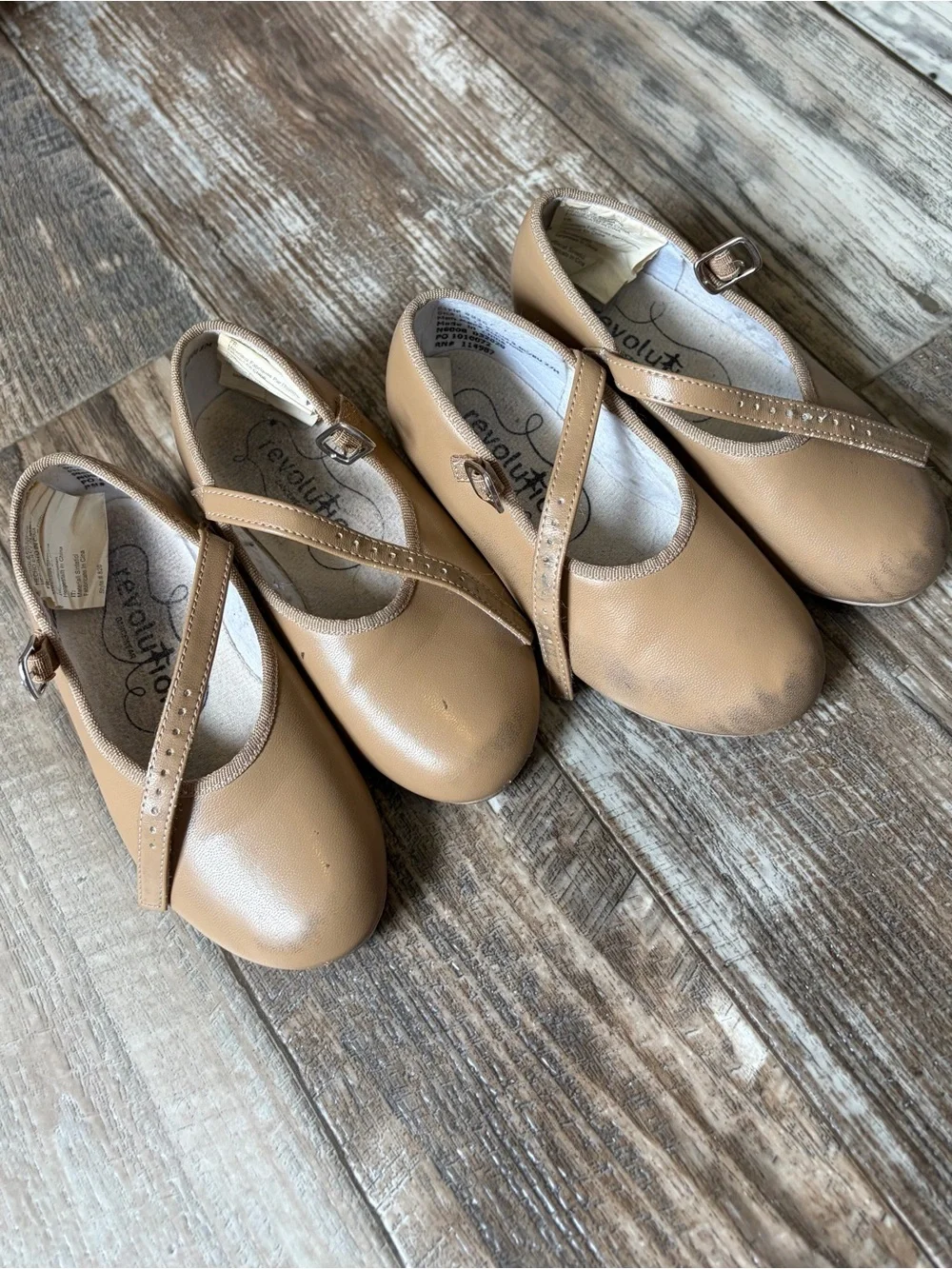 Revolution dance tap shoes size 12